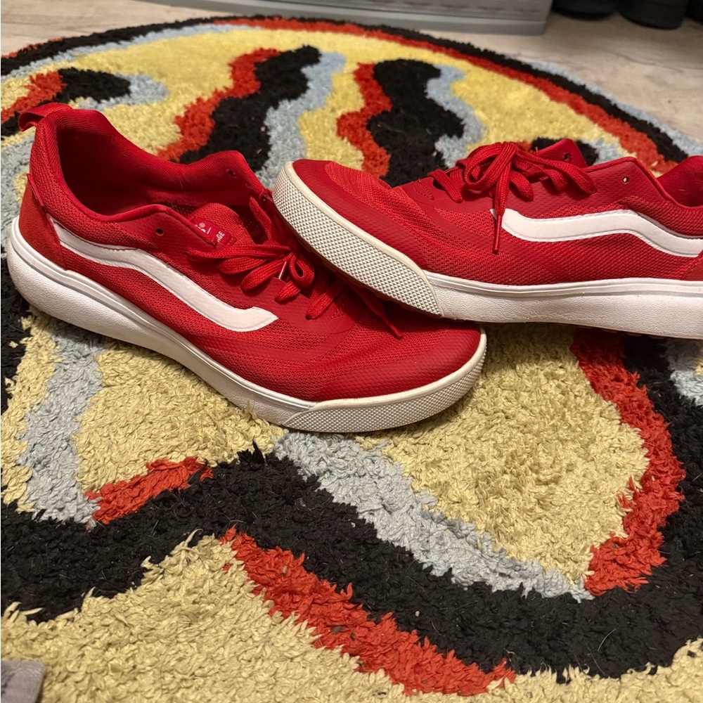 Vans Ultrarange Red Sneakers with comfy cush